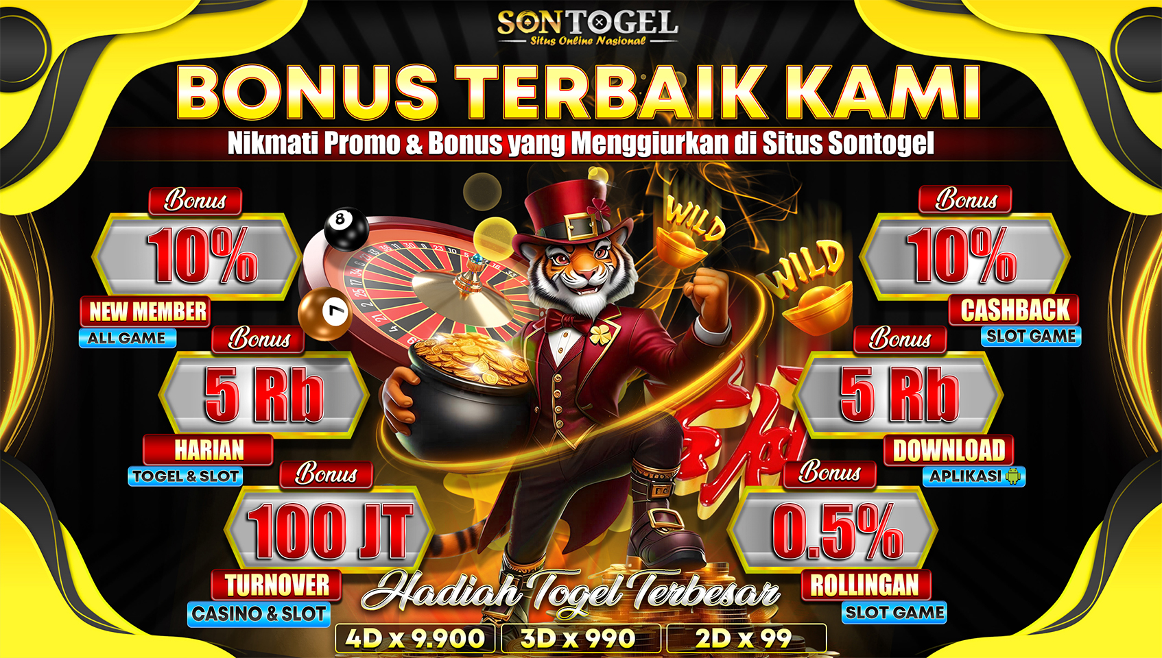 NIKMATI BONUS TERBAIK SONTOGEL