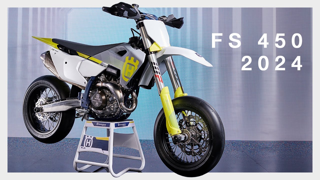 ▶ Demasiadas fotos de la Husqvarna FS 450 Supermoto 2023 - Imágenes de motos con frases